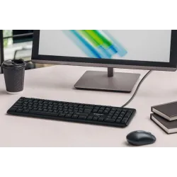 Klawiatura przewodowa Defender ELEMENT HB-520 USB czarna | PartsPC.pl