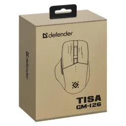 Mysz bezprzewodowa Defender TISA GM-126 optyczna 1600dpi | PartsPC.pl
