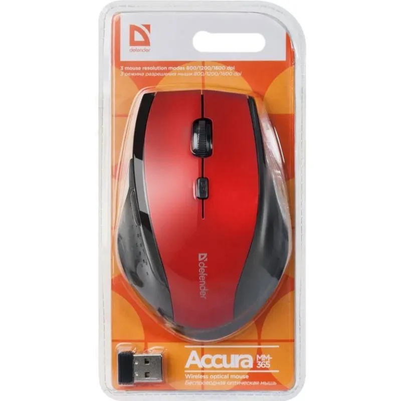 Mysz bezprzewodowa Defender ACCURA MM-365 optyczna | PartsPC.pl