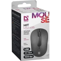 Mysz bezprzewodowa Defender HIT MM-495 optyczna 1600dpi | PartsPC.pl