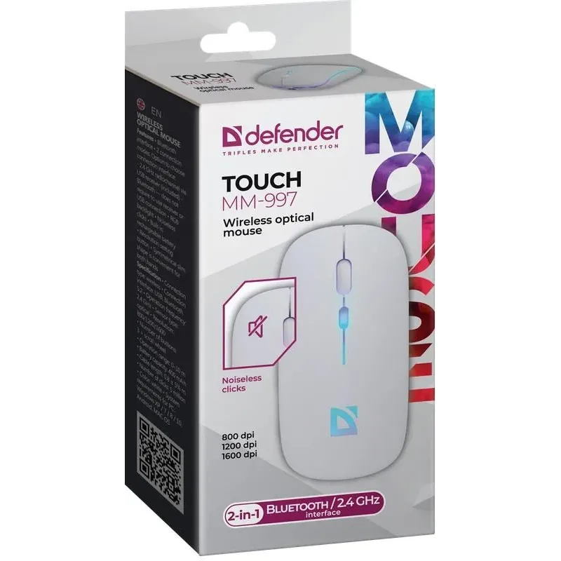 Mysz bezprzewodowa Defender TOUCH MM-997 optyczna | PartsPC.pl