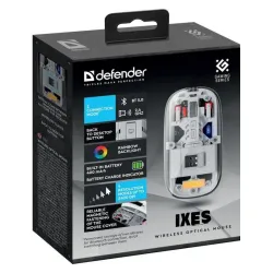Mysz bezprzewodowa Defender IXES MM-999 optyczna 2400dpi | PartsPC.pl