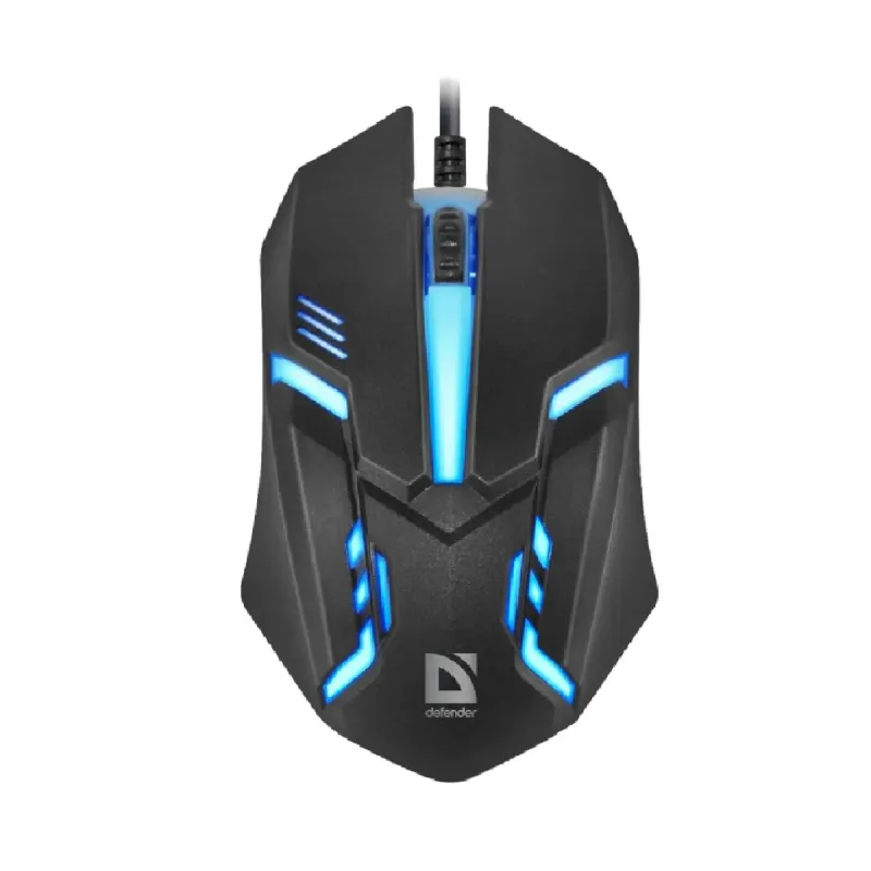 Mysz przewodowa Defender CYBER MB-560L 1200dpi 3P czarna | PartsPC.pl