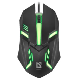 Mysz przewodowa Defender CYBER MB-560L 1200dpi 3P czarna | PartsPC.pl