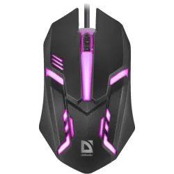 Mysz przewodowa Defender CYBER MB-560L 1200dpi 3P czarna | PartsPC.pl