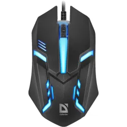 Mysz przewodowa Defender HIT MB-550 1600dpi 3P czarna 7 | PartsPC.pl