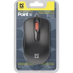 Mysz przewodowa Defender POINT MM-756 OPTICAL 1000dpi 3P | PartsPC.pl