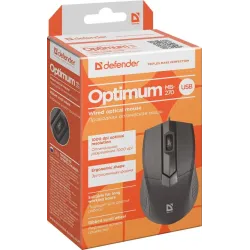 Mysz przewodowa Defender OPTIMUM MB-270 OPTICAL 1000dpi | PartsPC.pl