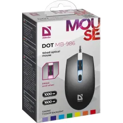 Mysz przewodowa Defender DOT MB-986 1600dpi 4P | PartsPC.pl