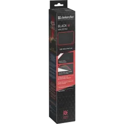 Podkładka Defender Gaming BLACK M 360x270x3mm | PartsPC.pl