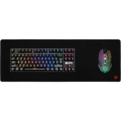 Podkładka Defender Gaming BLACK XXL ONE 680x240x5 mm | PartsPC.pl