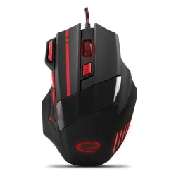 Mysz przewodowa Esperanza MX201 Wolf optyczna Gaming 7D | PartsPC.pl