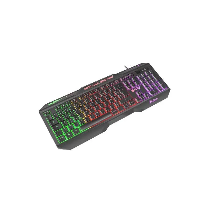 Klawiatura przewodowa Fury Hellfire 2 Francuska Gaming | PartsPC.pl