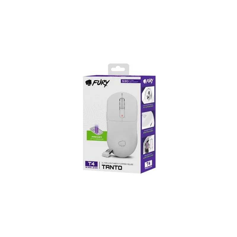 Mysz bezprzewodowa Fury Tanto T4 Wireless dla graczy | PartsPC.pl