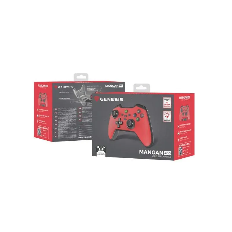 Gamepad Genesis Mangan 400 bezprzewodowy do | PartsPC.pl