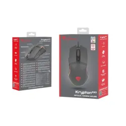 Mysz przewodowa Genesis Krypton 220 optyczna Gaming | PartsPC.pl