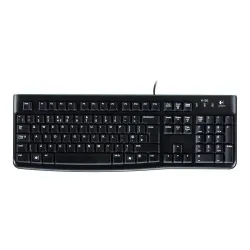 Klawiatura przewodowa Logitech K120 USB US czarna | PartsPC.pl