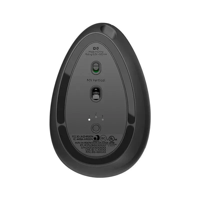 Mysz bezprzewodowa Logitech MX Vertical optyczna czarna | PartsPC.pl