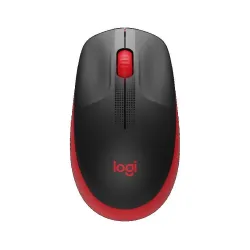 Mysz bezprzewodowa Logitech M190 optyczna czerwona | PartsPC.pl