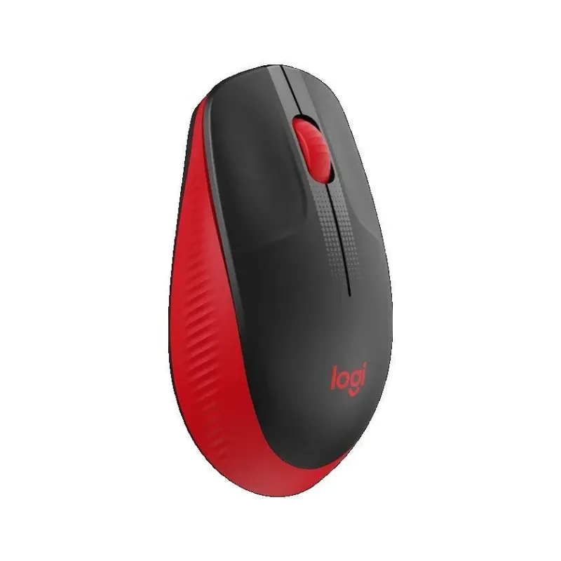 Mysz bezprzewodowa Logitech M190 optyczna czerwona | PartsPC.pl