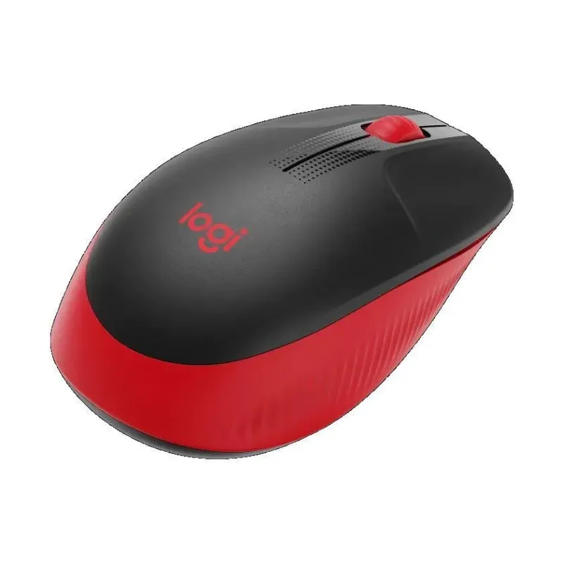 Mysz bezprzewodowa Logitech M190 optyczna czerwona | PartsPC.pl