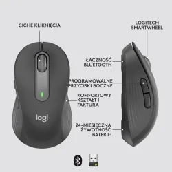 Mysz bezprzewodowa Logitech Signature M650 L optyczna | PartsPC.pl