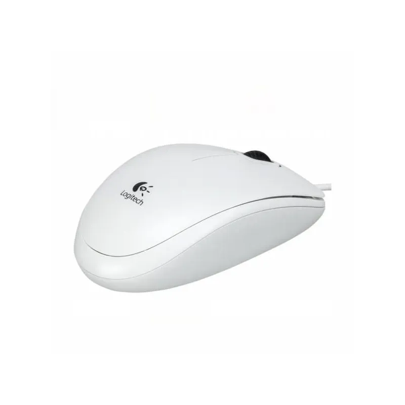 Mysz przewodowa Logitech B100 optyczna biała | PartsPC.pl