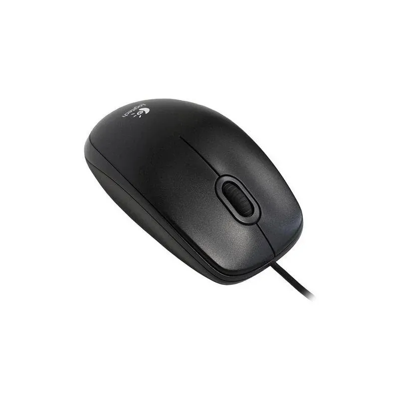 Mysz przewodowa Logitech B100 OEM optyczna czarna | PartsPC.pl