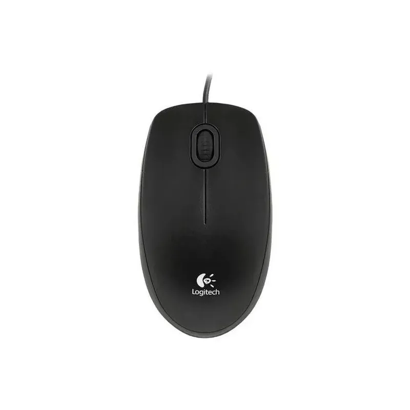 Mysz przewodowa Logitech B100 OEM optyczna czarna | PartsPC.pl