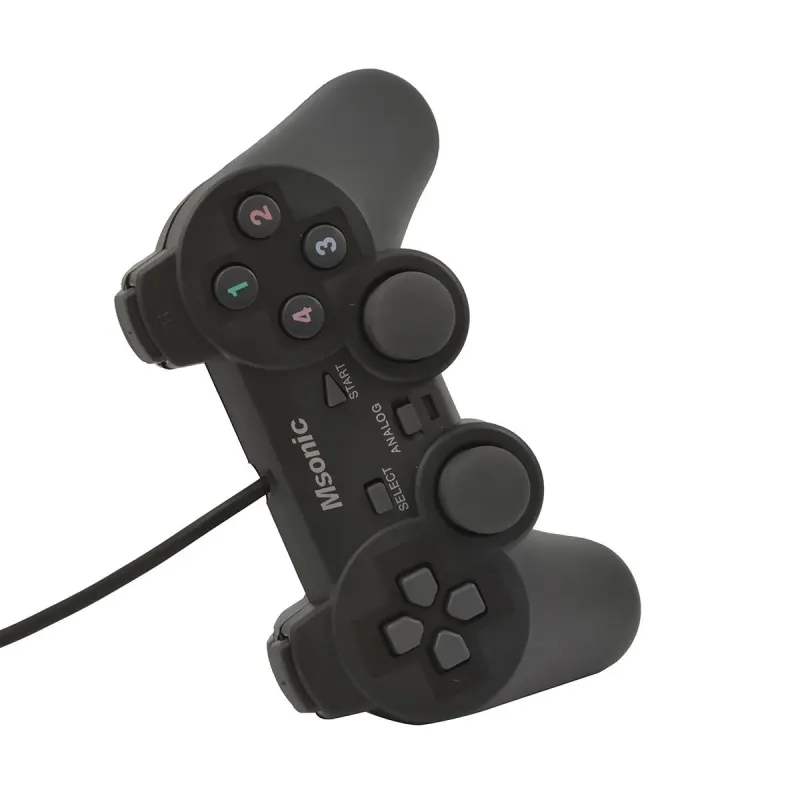 Gamepad przewodowy Msonic USB z funkcją wibracji | PartsPC.pl