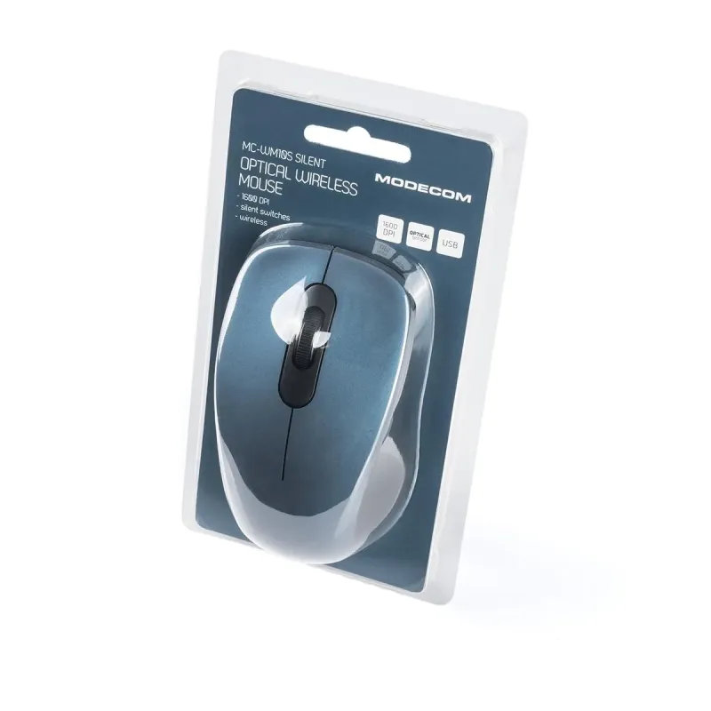 Mysz bezprzewodowa Modecom MC-WM10S SILENT optyczna | PartsPC.pl