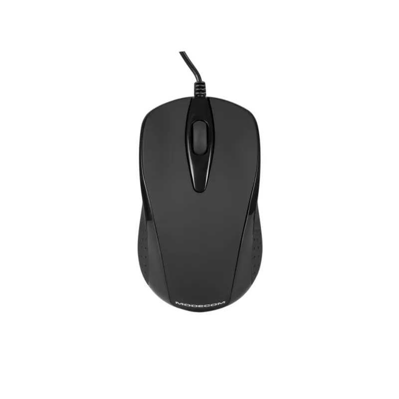 Mysz przewodowa Modecom MC-M4 optyczna czarna | PartsPC.pl