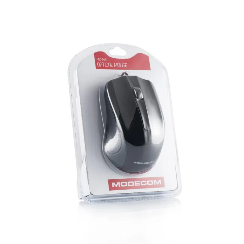 Mysz przewodowa Modecom MC-M9 czarna | PartsPC.pl