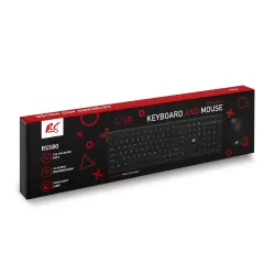 Klawiatura + mysz bezprzewodowa COMBO NanoRS, RS580 | PartsPC.pl
