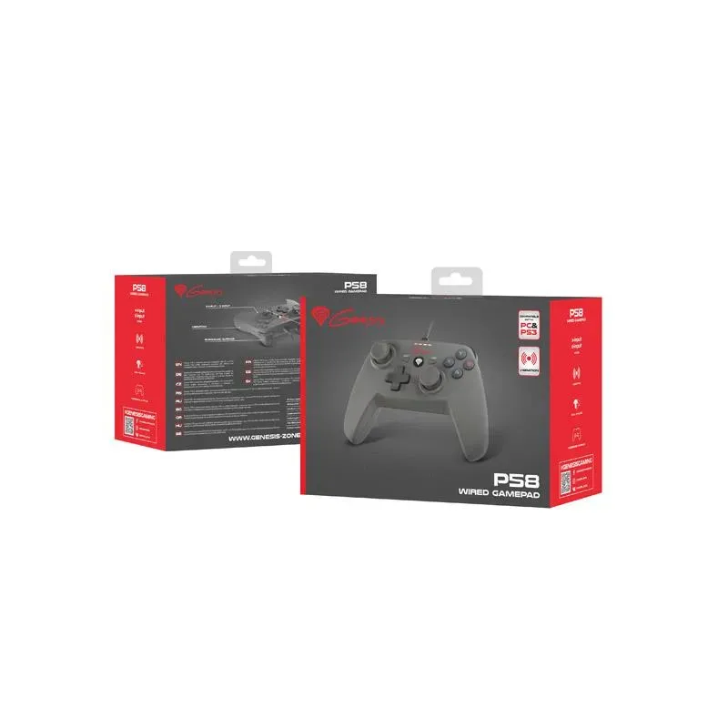 Gamepad Genesis Mangan P58 (PS3/PC) | PartsPC.pl