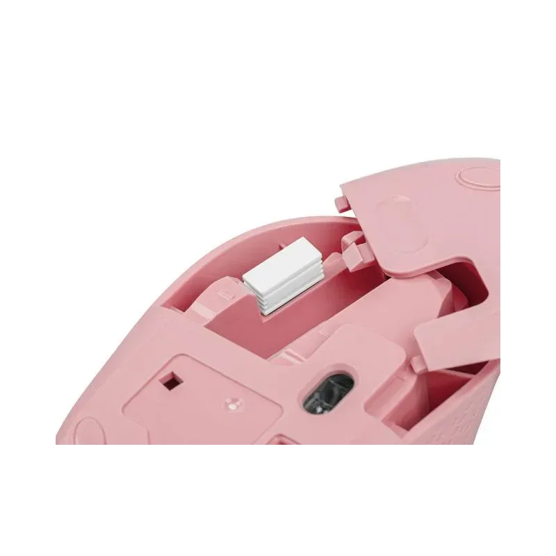 Mysz bezprzewodowa Natec Stork optyczna 1600 DPI różowa | PartsPC.pl