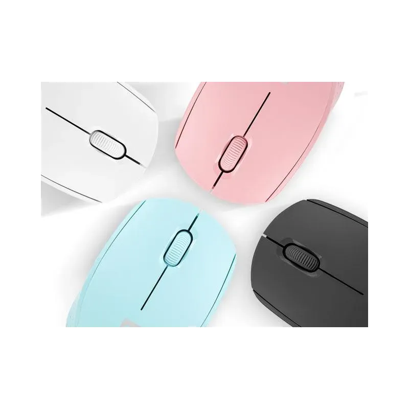 Mysz bezprzewodowa Natec Stork optyczna 1600 DPI różowa | PartsPC.pl