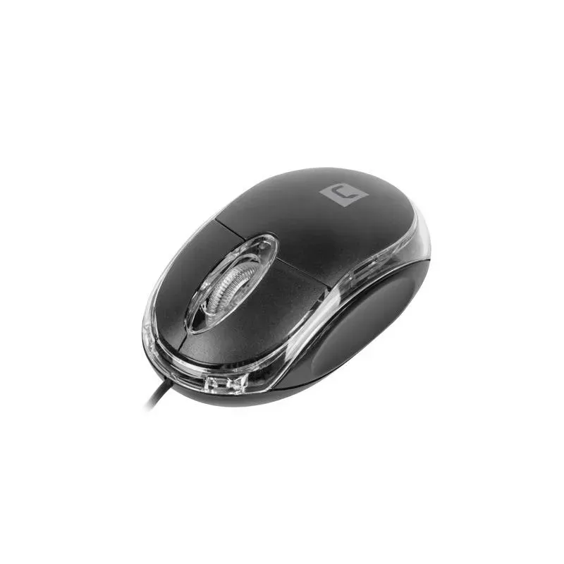 Mysz przewodowa Natec Vireo 2 optyczna 1000 DPI czarna | PartsPC.pl