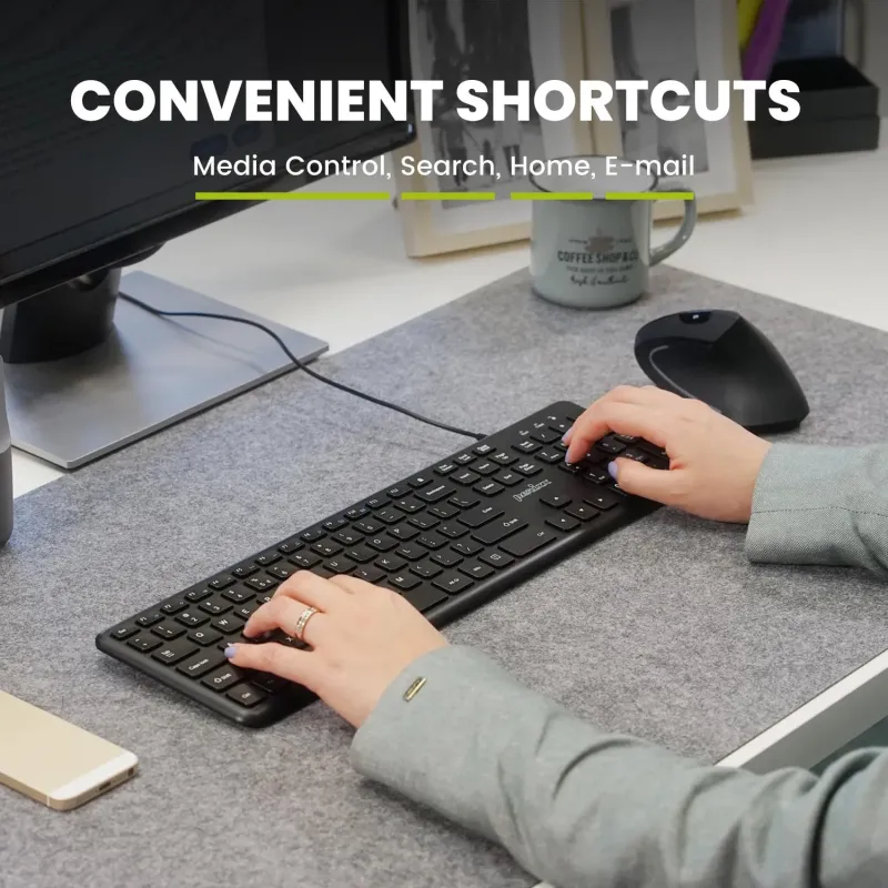 Klawiatura przewodowa Perixx PERIBOARD-210 scissor, | PartsPC.pl