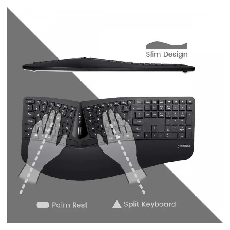 Zestaw bezprzewodowy klawiatura+mysz Perixx PERIDUO-60... | PartsPC.pl