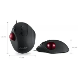 Mysz przewodowa Perixx PERIMICE 517 laserowa trackball | PartsPC.pl