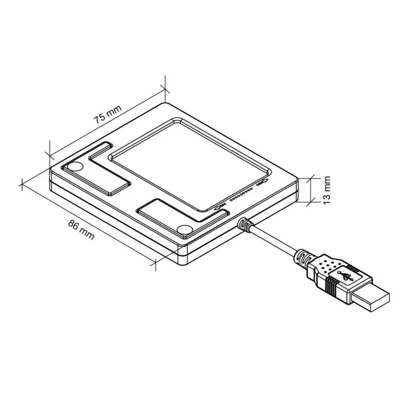 Touchpad Perixx PERIPAD-501 II przewodowy | PartsPC.pl