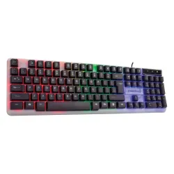 Klawiatura przewodowa Rebeltec NEON Gaming USB | PartsPC.pl