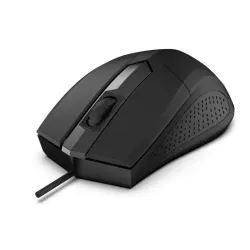 Mysz przewodowa Rebeltec FOCUS optyczna USB czarna | PartsPC.pl