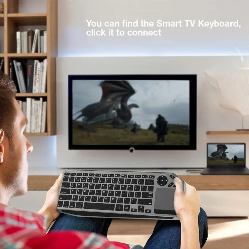 Klawiatura bezprzewodowa Techly Dualna BT/RF Touchpad | PartsPC.pl