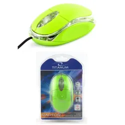 Mysz przewodowa Titanum 3D RAPTOR TM102G optyczna | PartsPC.pl