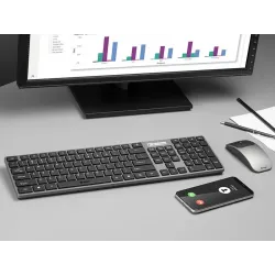 Zestaw bezprzewodowy klawiatura + mysz Tracer Set RF Nano | PartsPC.pl