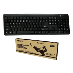 Klawiatura przewodowa VAKOSS TK-103PK USB czarna | PartsPC.pl