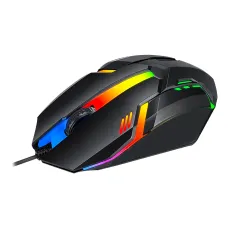 Mysz przewodowa VAKOSS TM-5133K, Gaming, podświetlenie | PartsPC.pl