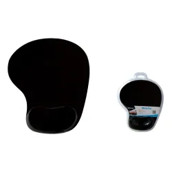 Podkładka żelowa pod mysz VAKOSS PD-424 czarna | PartsPC.pl